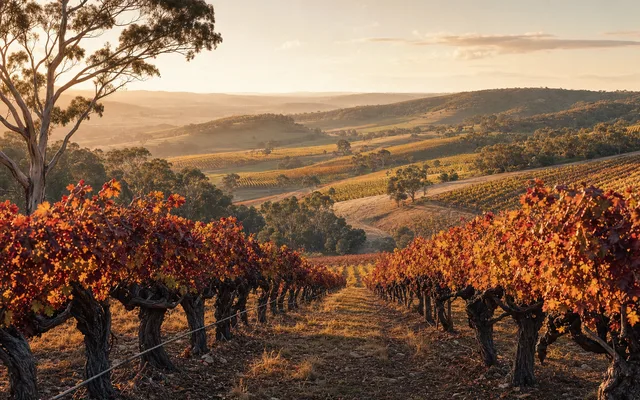 Illustrative scene for Adelina Wines — not an actual photo