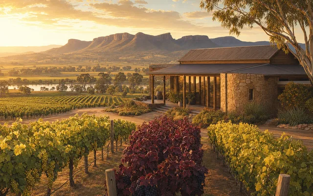 Illustrative scene for Briar Ridge Vineyard — not an actual photo
