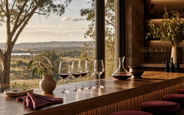 Illustrative vineyard scene for Capital Wines — not an actual photo of the winery