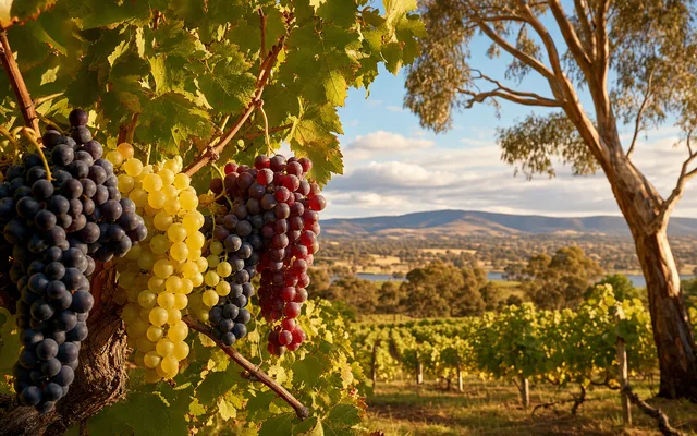 Illustrative vineyard scene for Clonakilla — not an actual photo of the winery