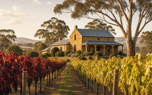 Illustrative scene for Dalrymple Vineyards — not an actual photo
