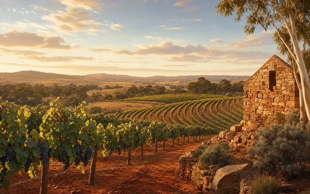 Illustrative scene for Greenock Creek Wines — not an actual photo
