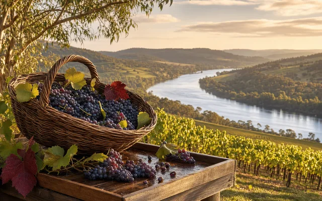 Illustrative scene for Holm Oak Vineyards — not an actual photo