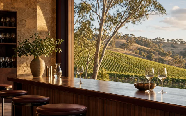 Illustrative scene for Kilikanoon Wines — not an actual photo