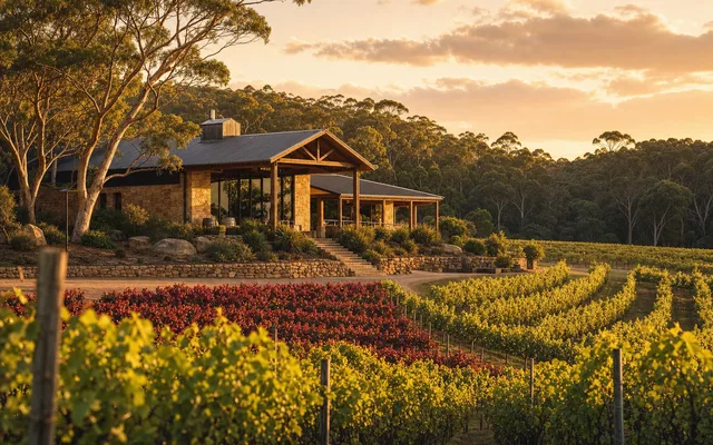 Illustrative scene for Lenton Brae Wines — not an actual photo