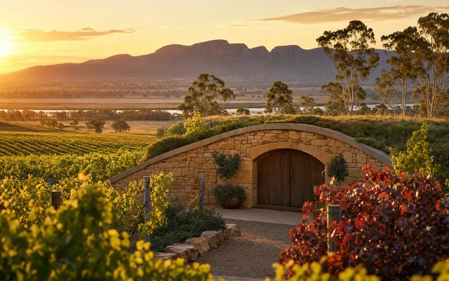 Illustrative scene for McGuigan Wines — not an actual photo