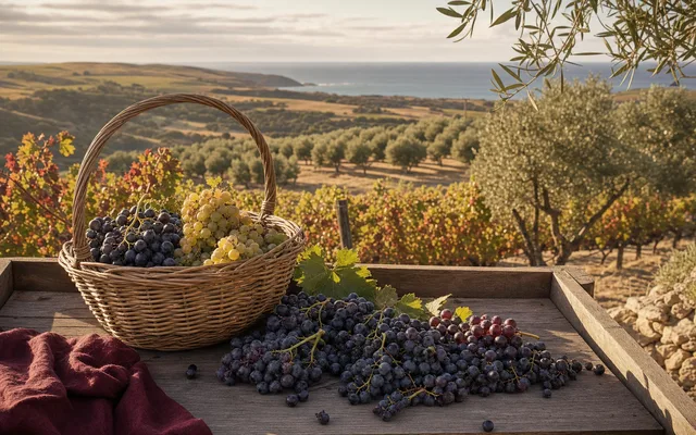 Illustrative scene for MMAD Vineyard — not an actual photo