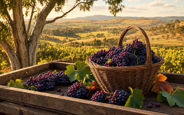Illustrative scene for Moppity Vineyards — not an actual photo
