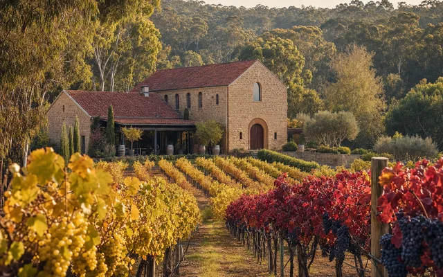 Illustrative scene for Mordrelle Wines — not an actual photo