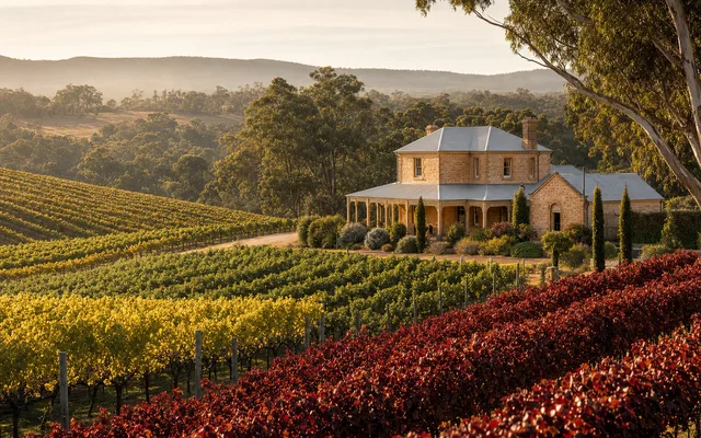 Illustrative vineyard scene for Moss Wood — not an actual photo of the winery