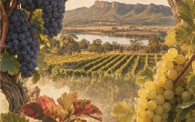 Illustrative vineyard scene for Mount Pleasant — not an actual photo of the winery