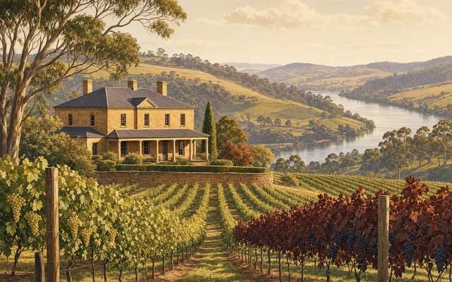 Illustrative scene for Pirie Tasmania — not an actual photo