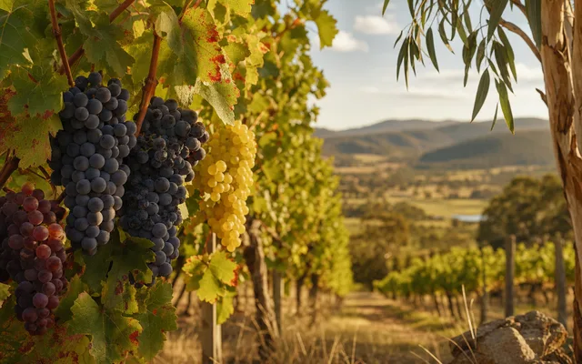 Illustrative vineyard scene for Ravensworth — not an actual photo of the winery