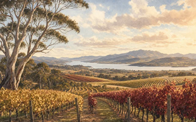 Illustrative scene for Spring Vale Vineyards — not an actual photo