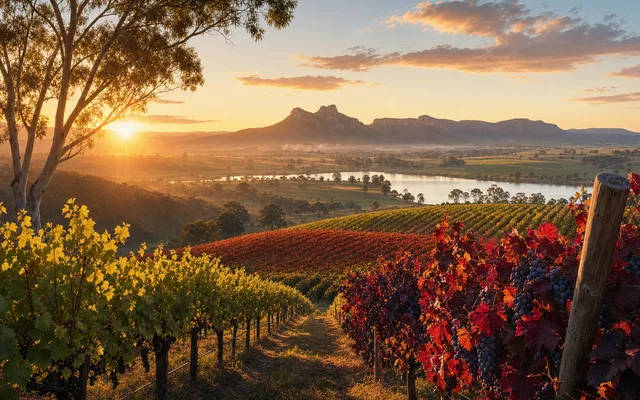 Illustrative scene for Usher Tinkler Wines — not an actual photo