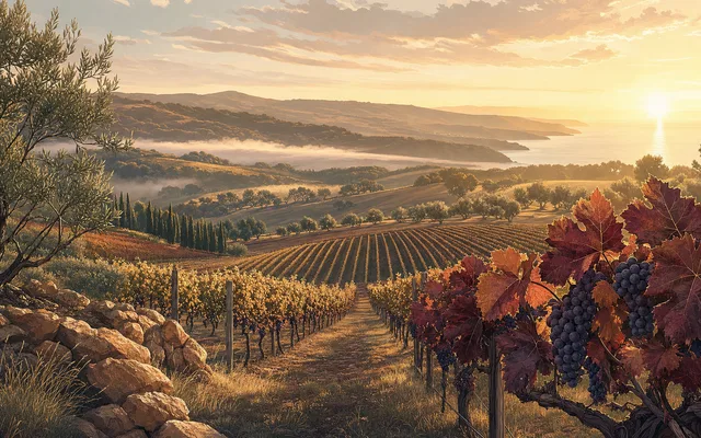 Illustrative scene for Wirra Wirra Vineyards — not an actual photo