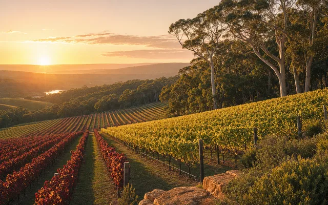 Illustrative vineyard scene for Xanadu Wines — not an actual photo of the winery